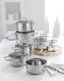 WMF Topf-Set Inspiration, Cromargan® Edelstahl Rostfrei 18/10 (Set, 11-tlg), Induktion